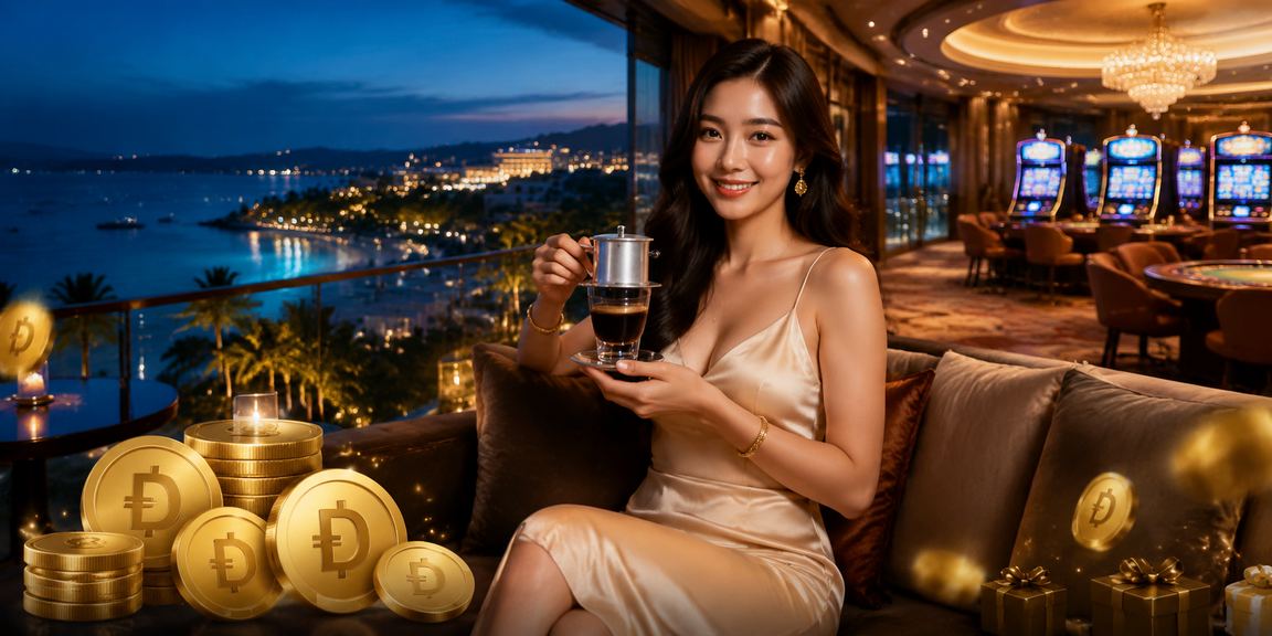 Khung cảnh giải trí có trách nhiệm tại Phú Quốc với ly cà phê và không gian thư giãn